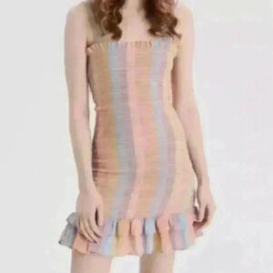 American Eagle short smocked mini sundress